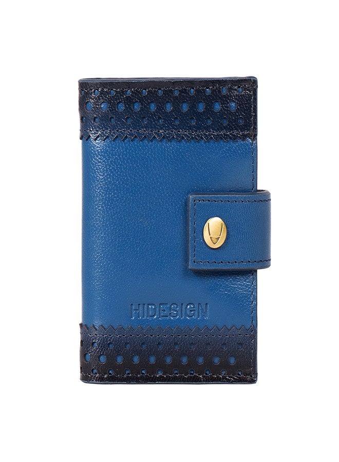 Hidesign CHURRO W1 Genuine Leather Womens Card Holder - Blue - Image 1